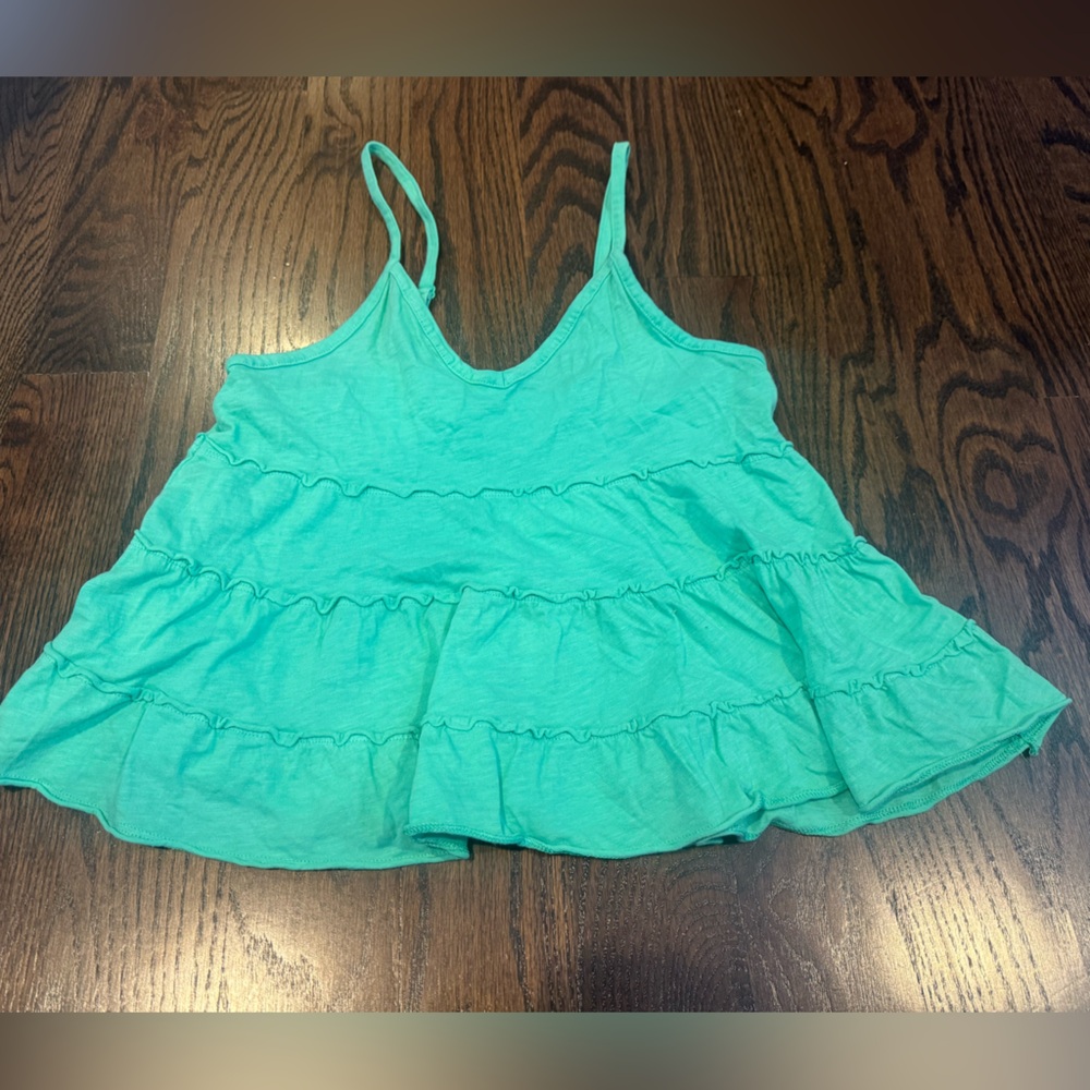 American Eagle Outfitters ruffle Crop Top